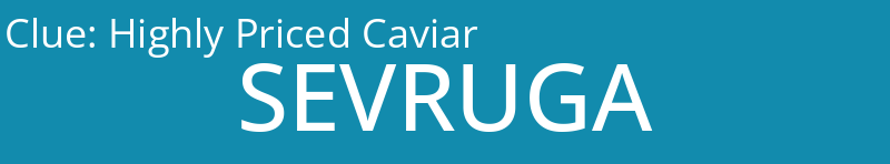 Highly Priced Caviar