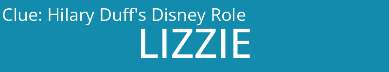 Hilary Duff's Disney Role