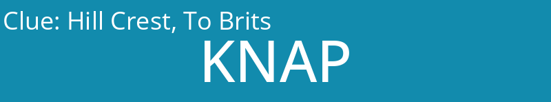 Hill Crest, To Brits