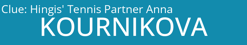 Hingis' Tennis Partner Anna