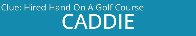 Hired Hand On A Golf Course