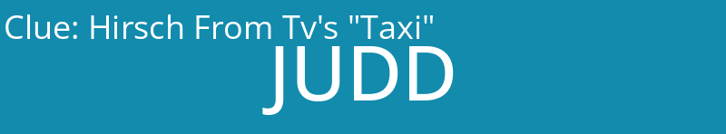 Hirsch From Tv's "Taxi"