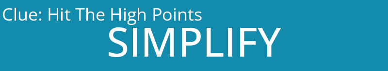 Hit The High Points