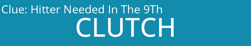 Hitter Needed In The 9Th