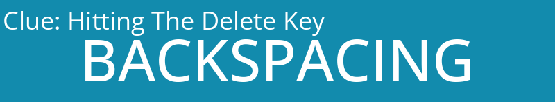 Hitting The Delete Key