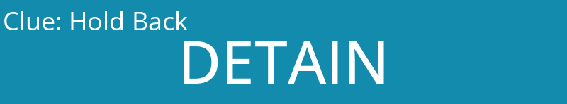 Hold Back