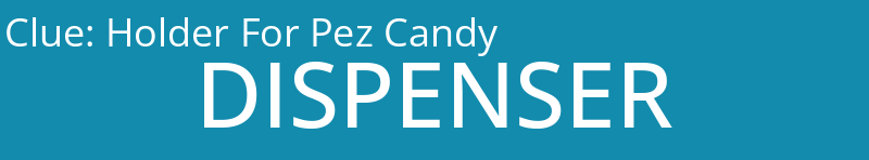 Holder For Pez Candy
