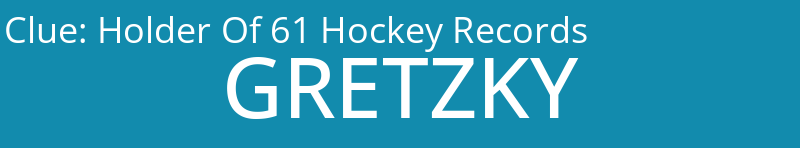 Holder Of 61 Hockey Records