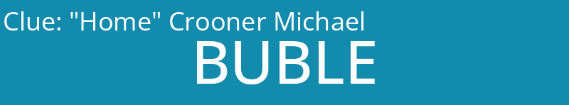 "Home" Crooner Michael