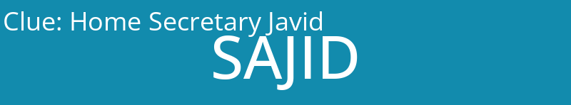 Home Secretary Javid