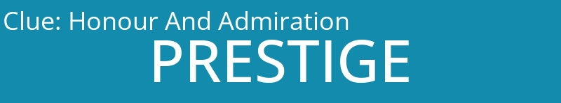 Honour And Admiration