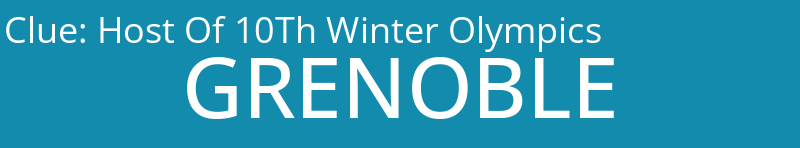 Host Of 10Th Winter Olympics