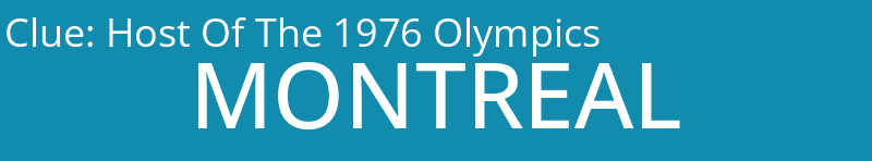 Host Of The 1976 Olympics