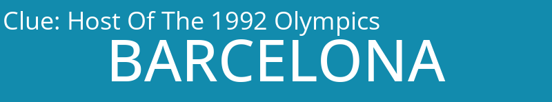 Host Of The 1992 Olympics