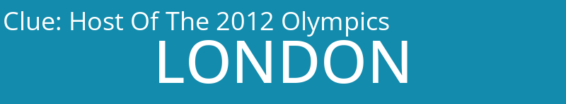 Host Of The 2012 Olympics