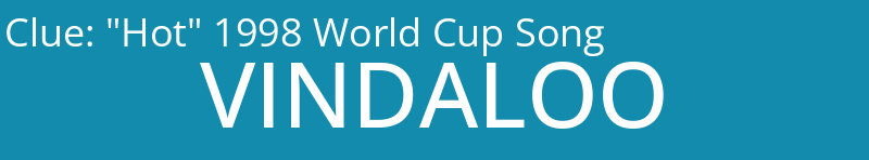 "Hot" 1998 World Cup Song
