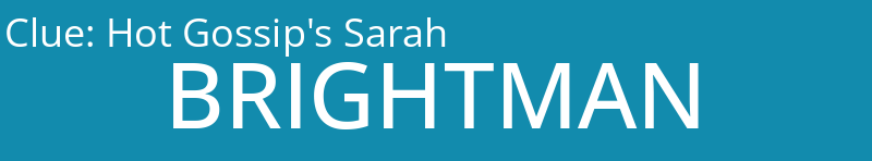 Hot Gossip's Sarah