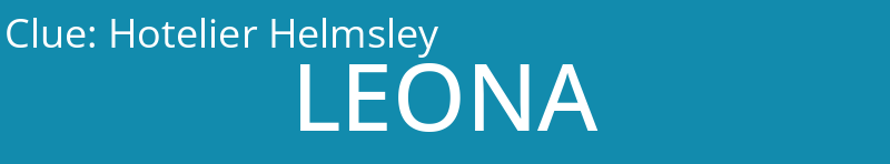 Hotelier Helmsley