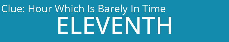 Hour Which Is Barely In Time