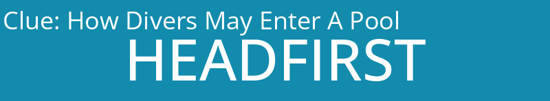 How Divers May Enter A Pool