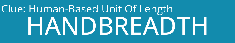 Human-Based Unit Of Length