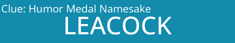 Humor Medal Namesake