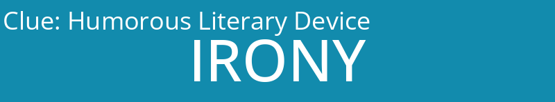 Humorous Literary Device