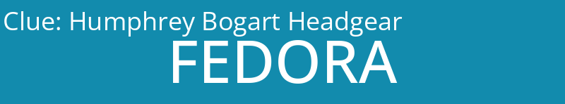 Humphrey Bogart Headgear