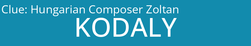 Hungarian Composer Zoltan