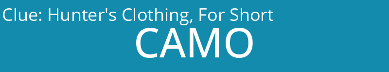 Hunter's Clothing, For Short