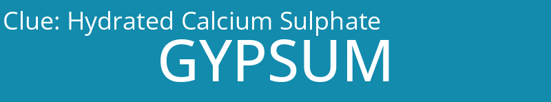 Hydrated Calcium Sulphate