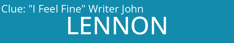 "I Feel Fine" Writer John