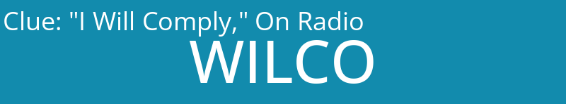 "I Will Comply," On Radio