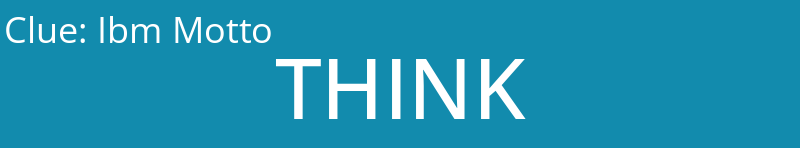 Ibm Motto