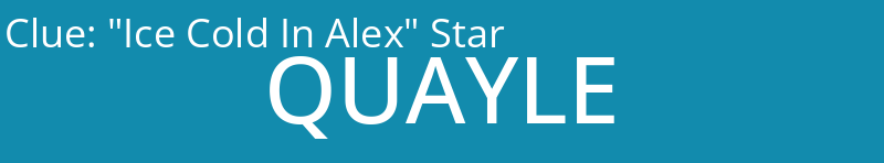 "Ice Cold In Alex" Star