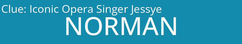 Iconic Opera Singer Jessye