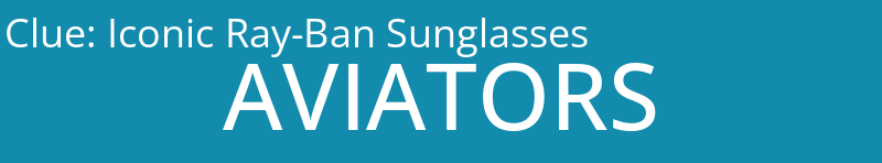 Iconic Ray-Ban Sunglasses