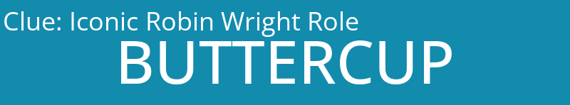 Iconic Robin Wright Role
