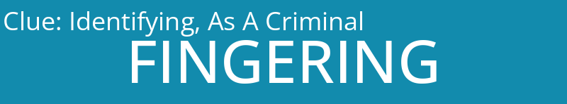 Identifying, As A Criminal