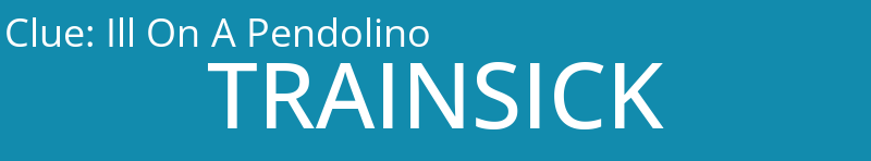 Ill On A Pendolino