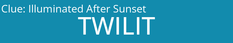 Illuminated After Sunset