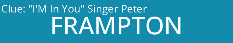 "I'M In You" Singer Peter