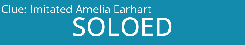 Imitated Amelia Earhart