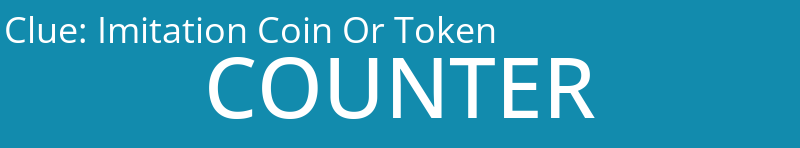 Imitation Coin Or Token
