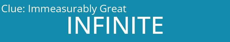 Immeasurably Great