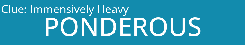 Immensively Heavy