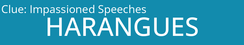 Impassioned Speeches 