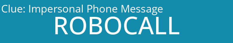 Impersonal Phone Message