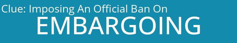 Imposing An Official Ban On