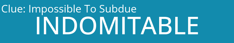 Impossible To Subdue